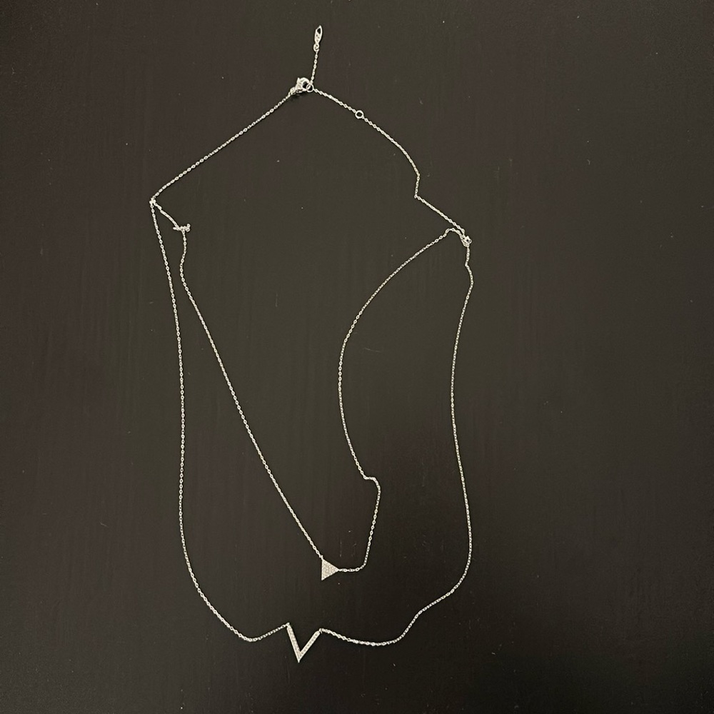Double tiered necklace